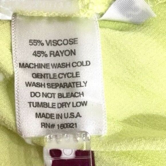 Sedge Satin Lime Green Casual Sleeveless Tank Midi Dress Size Small - Picture 6 of 7